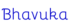 Bhavuka шрифт