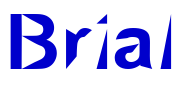Brial шрифт