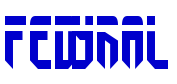 Fedyral шрифт