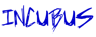 Incubus шрифт