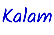 Kalam шрифт