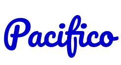 Pacifico шрифт