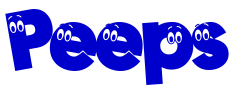 Peeps шрифт