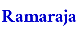 Ramaraja шрифт