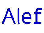 Alef шрифт