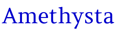 Amethysta шрифт