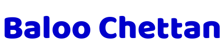 Baloo Chettan шрифт