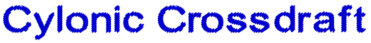 Cylonic Crossdraft шрифт