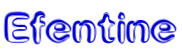 Efentine шрифт