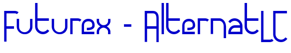 Futurex - AlternatLC шрифт
