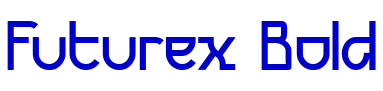 Futurex Bold шрифт