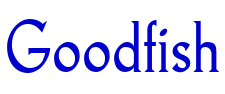 Goodfish шрифт