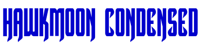 Hawkmoon Condensed шрифт