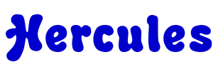 Hercules шрифт