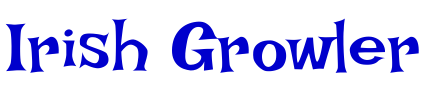 Irish Growler шрифт