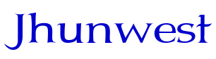 Jhunwest шрифт