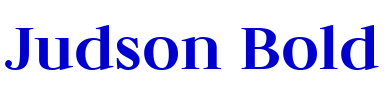 Judson Bold шрифт