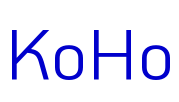 KoHo шрифт