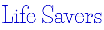 Life Savers шрифт