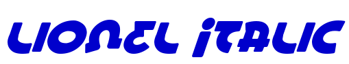 Lionel Italic шрифт