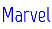 Marvel шрифт