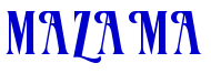 Mazama шрифт