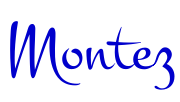 Montez шрифт