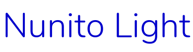 Nunito Light шрифт
