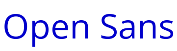Open Sans шрифт