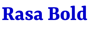 Rasa Bold шрифт