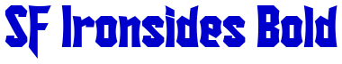 SF Ironsides Bold шрифт
