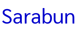 Sarabun шрифт