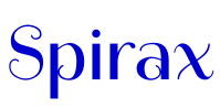 Spirax шрифт