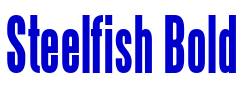 Steelfish Bold шрифт