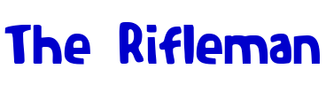 The Rifleman шрифт