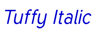 Tuffy Italic шрифт