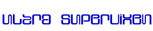 Ultra Supervixen шрифт