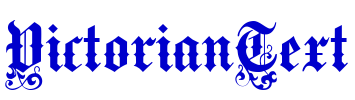 VictorianText шрифт