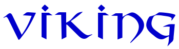 Viking шрифт