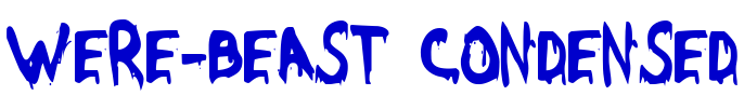 Were-Beast Condensed шрифт