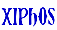 Xiphos шрифт