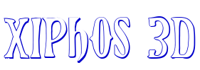 Xiphos 3D шрифт