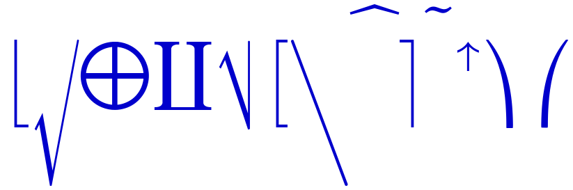jsMath-cmex10 шрифт