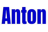 Anton шрифт