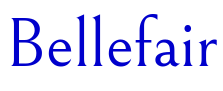 Bellefair шрифт