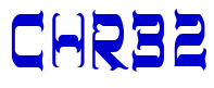 CHR32 шрифт
