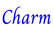 Charm шрифт