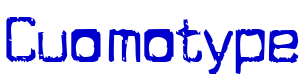 Cuomotype шрифт