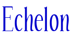 Echelon шрифт