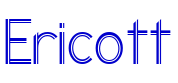 Ericott шрифт